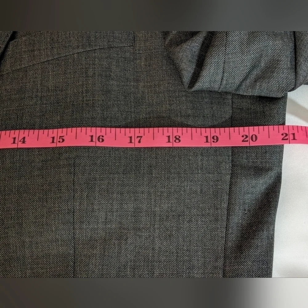 J. Crew N.Y. Ludlow Dark Grey Italian Wool Blazer Size 40R